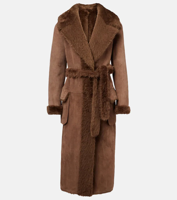  Ralph Lauren Collection Ralph Lauren Collection Wilmer Reversible Shearling Coat 