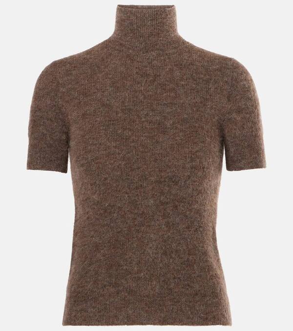  Ralph Lauren Collection Ralph Lauren Collection Wool-blend Turtleneck Top 
