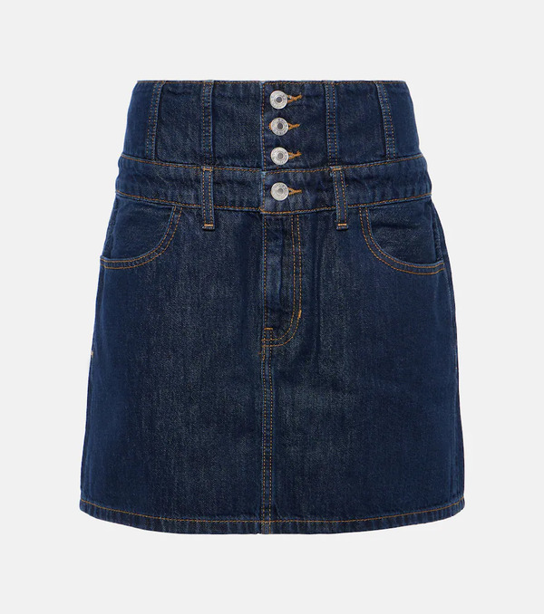  Re/done Re/done Corset Denim High-rise Miniskirt 