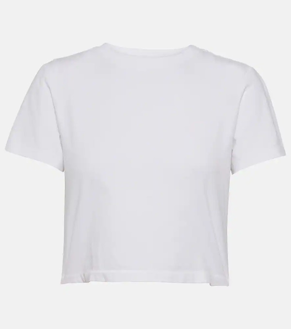  Re/done Re/done Cotton Jersey Crop Top 