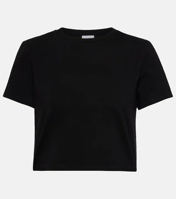  Re/done Re/done Cotton Jersey Crop Top 