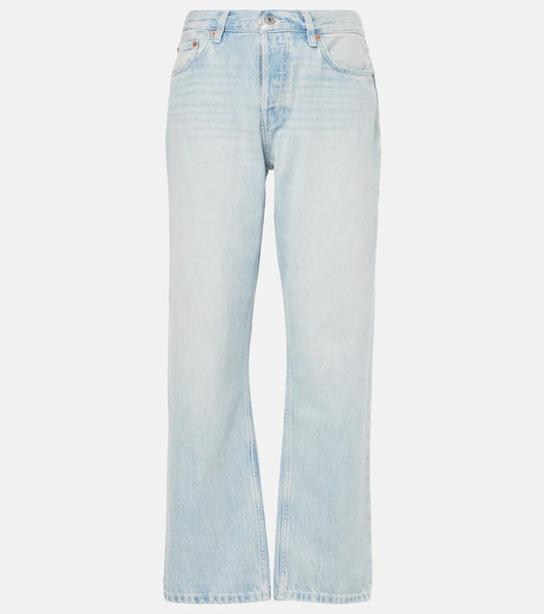  Re/done Re/done Easy Straight Cropped Straight Jeans 