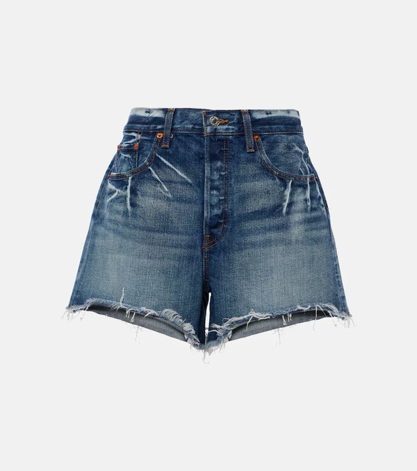  Re/done Re/done High-rise Denim Shorts 