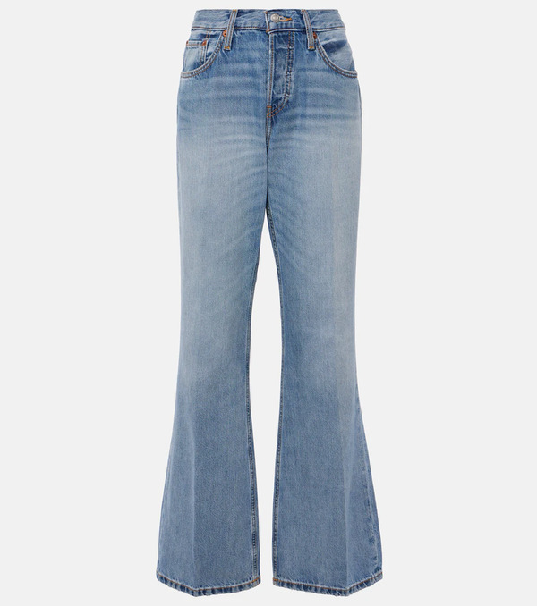  Re/done Re/done Loose Boot Mid-rise Wide-leg Jeans 