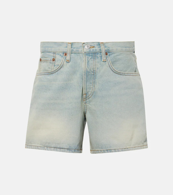  Re/done Re/done Mid-rise Denim Shorts 