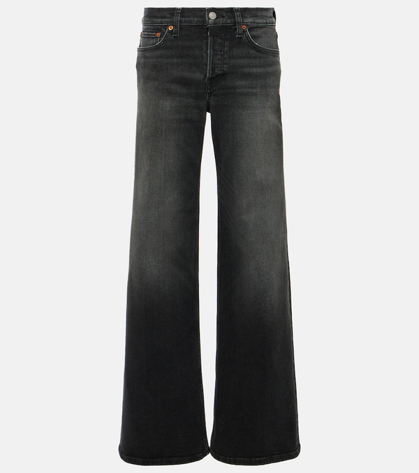  Re/done Re/done Mid-rise Wide-leg Jeans 