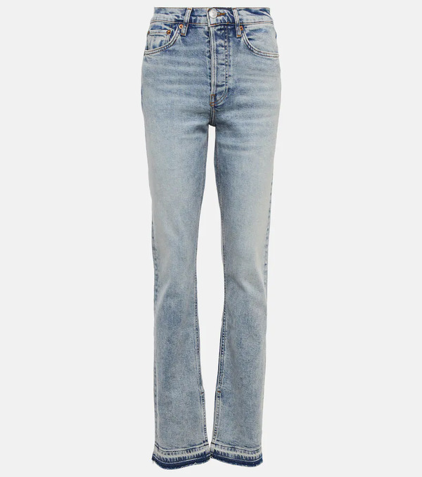  Re/done Re/done 70s High-rise Split-hem Bootcut Jeans 