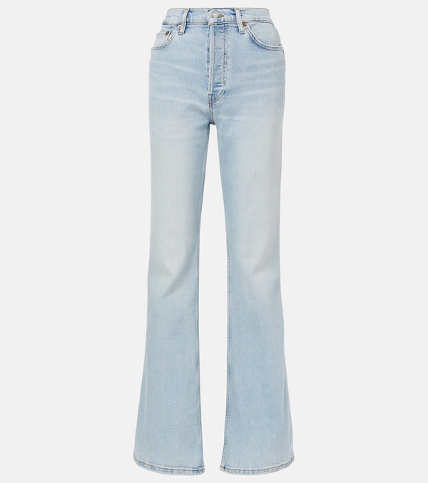  Re/done Re/done The Riding Jean High-rise Flared Jeans 