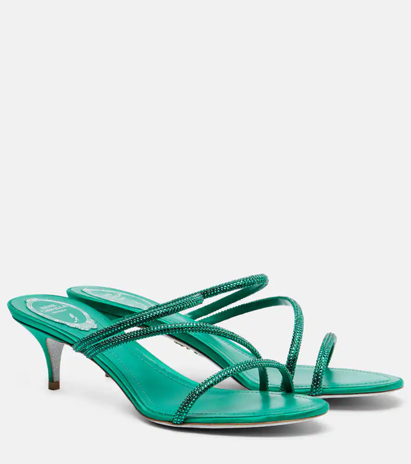  Rene Caovilla Rene Caovilla Crystal-embellished Sandals 
