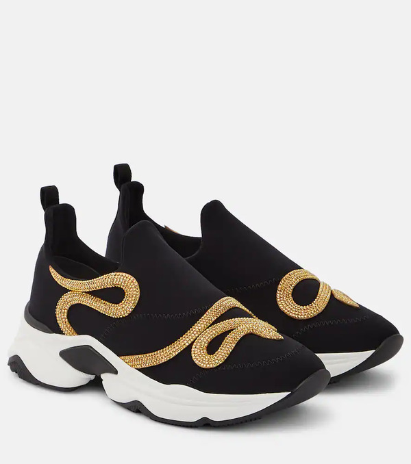  Rene Caovilla Rene Caovilla Morgana Embellished Sneakers 