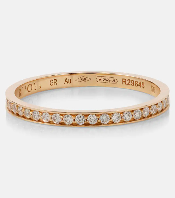 Repossi Repossi Bridal 18kt Rose Gold Ring With Diamonds 