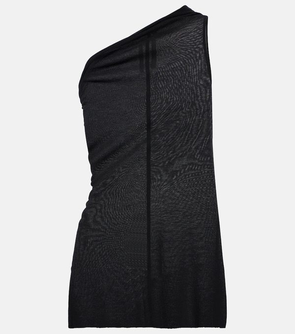  Rick Owens Rick Owens Athena Draped One-shoulder Top 