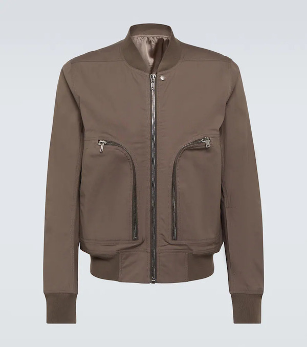  Rick Owens Rick Owens Bauhaus Flight Bomber Jacket 