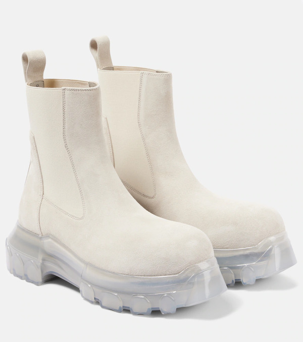  Rick Owens Rick Owens Beatle Tractor Leather Ankle Boots 