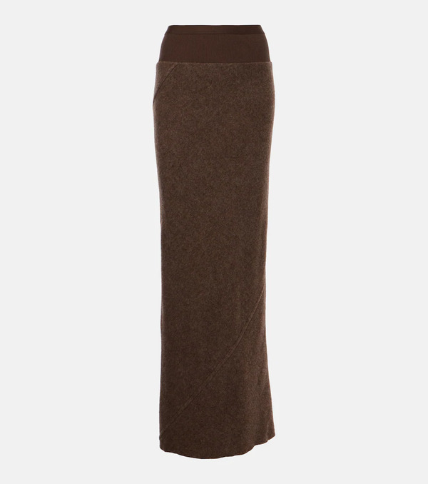  Rick Owens Rick Owens Coda Wool Maxi Skirt 