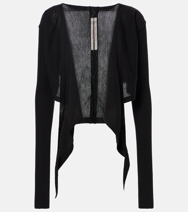  Rick Owens Rick Owens Cropped Virgin Wool Sweater 