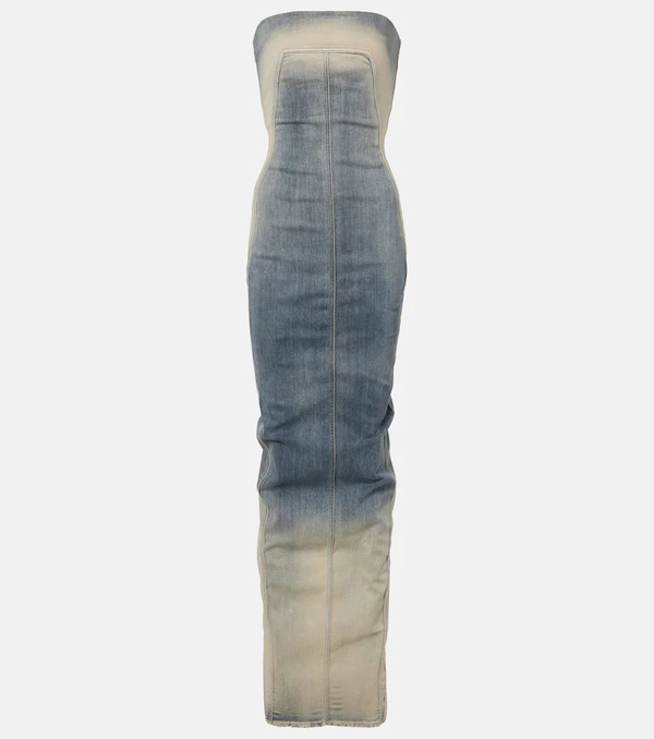  Rick Owens Rick Owens Denim Bustier Dress 
