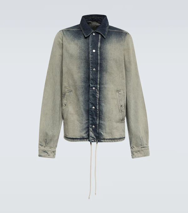  Rick Owens Rick Owens Drkshdw Faded Denim Shirt Jacket 