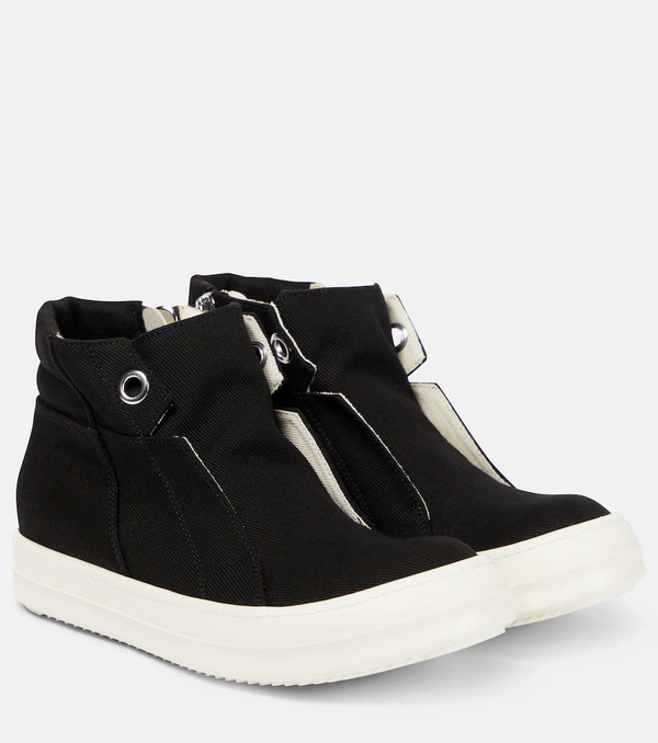  Rick Owens Rick Owens Dunk Denim High-top Sneakers 