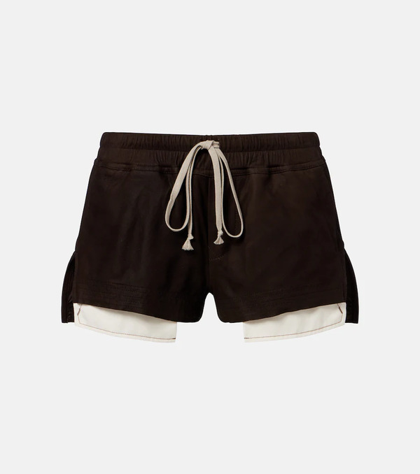  Rick Owens Rick Owens Fog Suede Shorts 