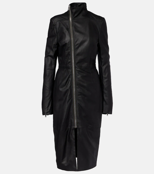  Rick Owens Rick Owens Gary Leather Coat 