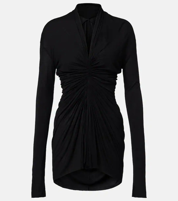  Rick Owens Rick Owens Gathered Minidress 