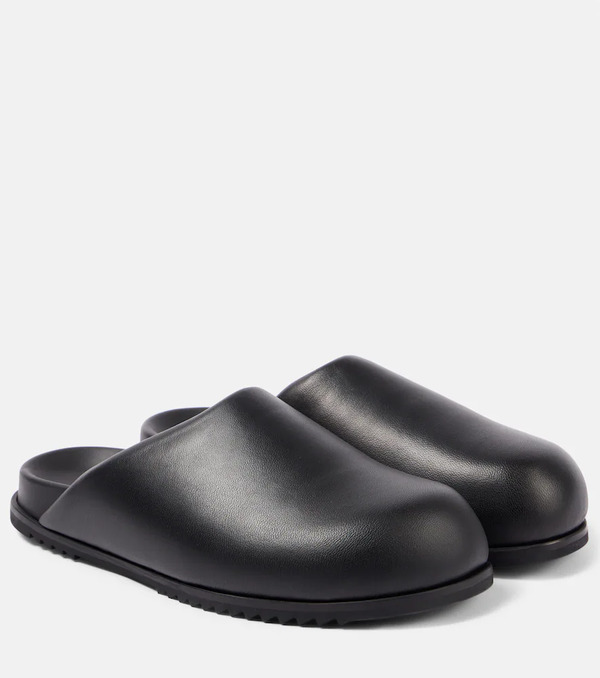  Rick Owens Rick Owens Granola Leather Mules 