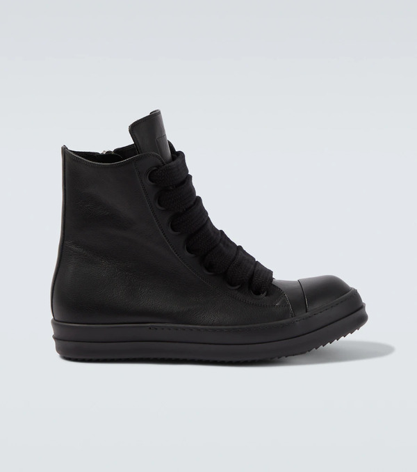  Rick Owens Rick Owens Jumbolace Leather High-top Sneakers 