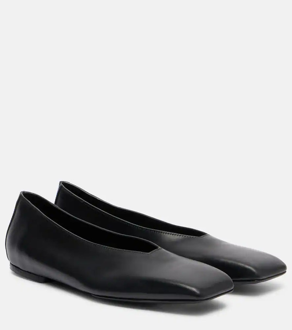  Rick Owens Rick Owens Leather Ballet Flats 