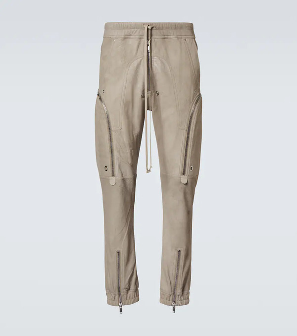  Rick Owens Rick Owens Leather Cargo Pants 