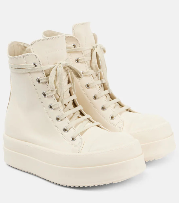  Rick Owens Rick Owens Mega Bumper Leather Sneakers 