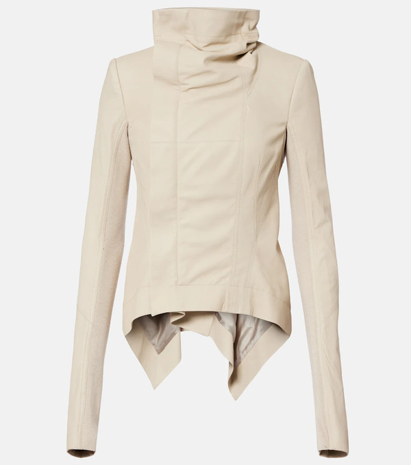  Rick Owens Rick Owens Naska Leather Biker Jacket 