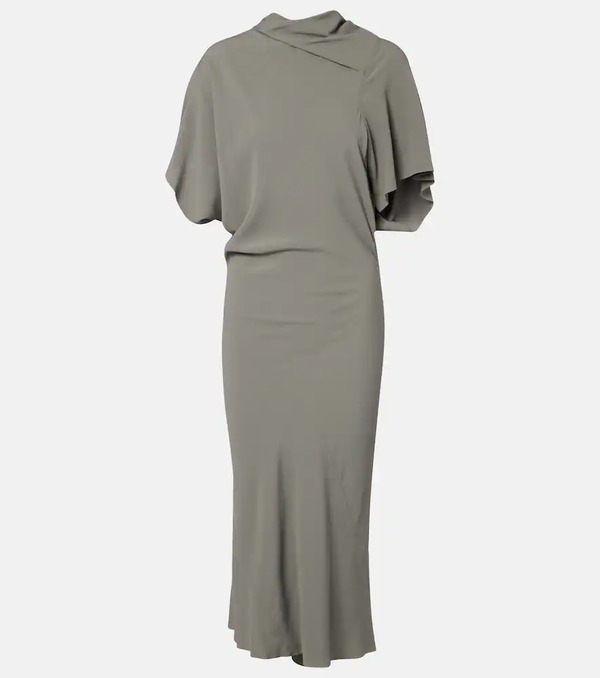  Rick Owens Rick Owens Seb Draped Midi Dress 