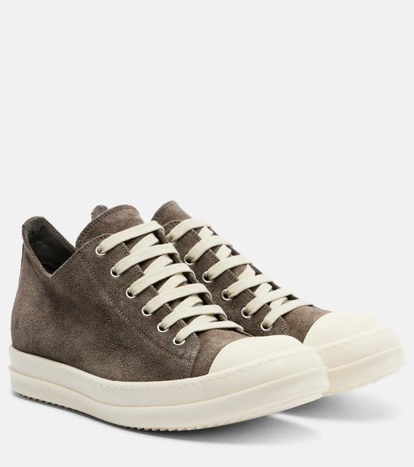  Rick Owens Rick Owens Suede Low-top Sneakers 