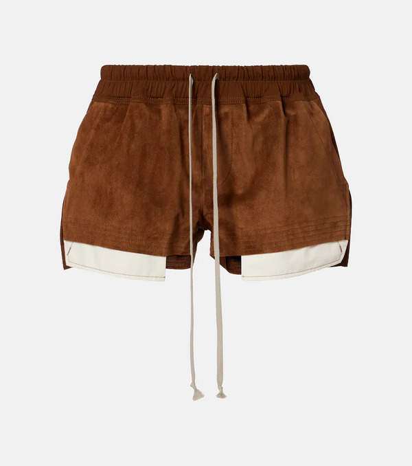  Rick Owens Rick Owens Suede Shorts 