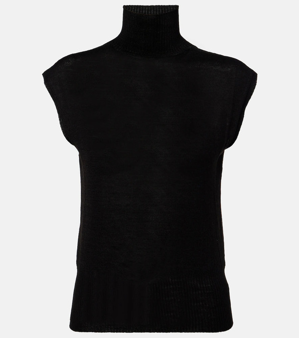  Rick Owens Rick Owens Virgin Wool Turtleneck Top 