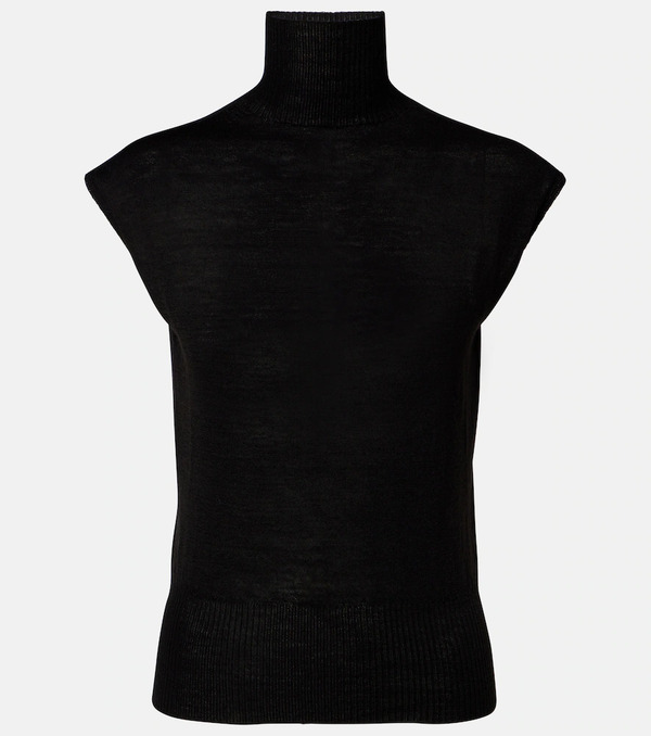  Rick Owens Rick Owens Virgin Wool Turtleneck Top 