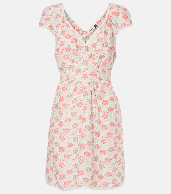  Rixo Rixo Alexandra Floral Minidress 