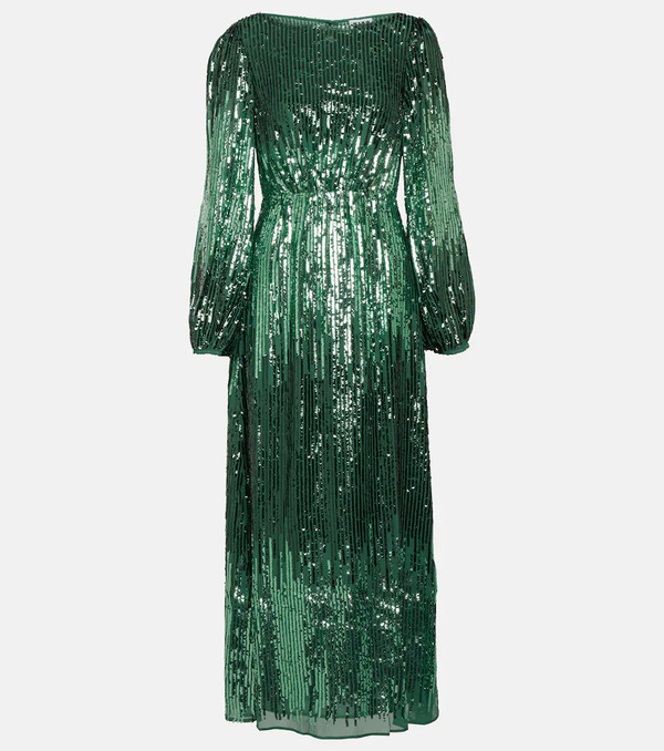  Rixo Rixo Coco Sequined Maxi Dress 