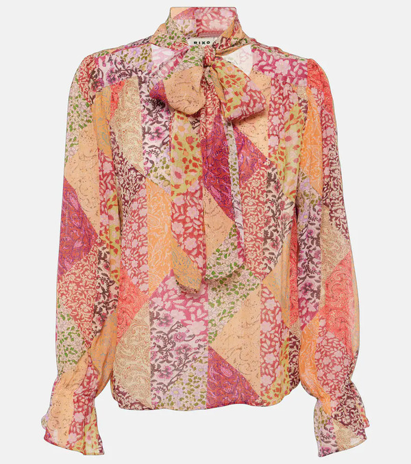  Rixo Rixo Jovie Patchwork Top 