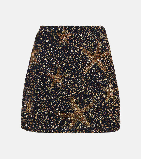  Rixo Rixo Minna Sequined Miniskirt 