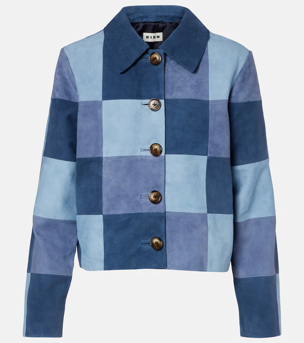  Rixo Rixo Patchwork Suede Jacket 