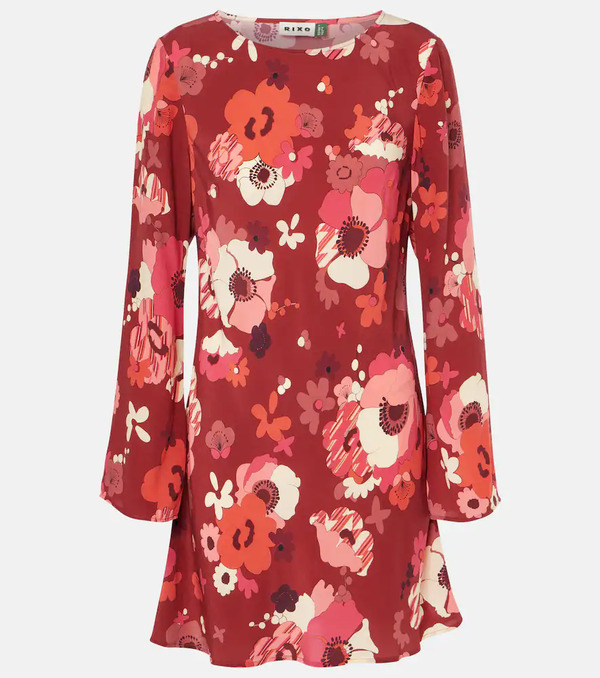  Rixo Rixo Ridley Floral Minidress 
