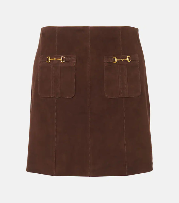  Rixo Rixo Wiley Suede Miniskirt 