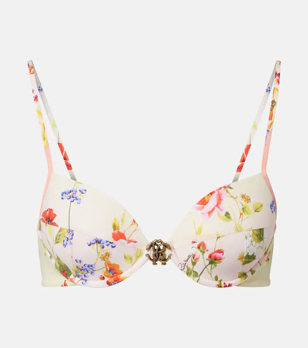  Roberto Cavalli Roberto Cavalli Printed Bikini Top 