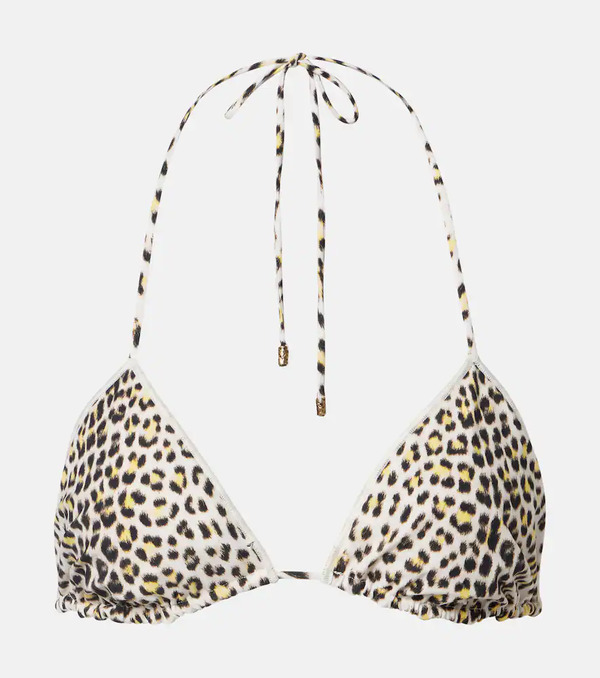  Roberto Cavalli Roberto Cavalli Printed Bikini Top 