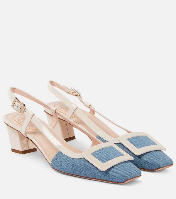  Roger Vivier Roger Vivier Belle Vivier 45 Slingback Pumps 