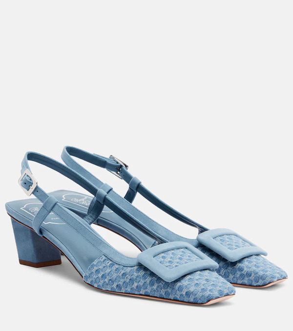  Roger Vivier Roger Vivier Belle Vivier 45 Slingback Pumps 