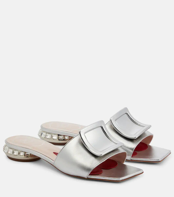  Roger Vivier Roger Vivier Mule 25 Embellished Sandals 