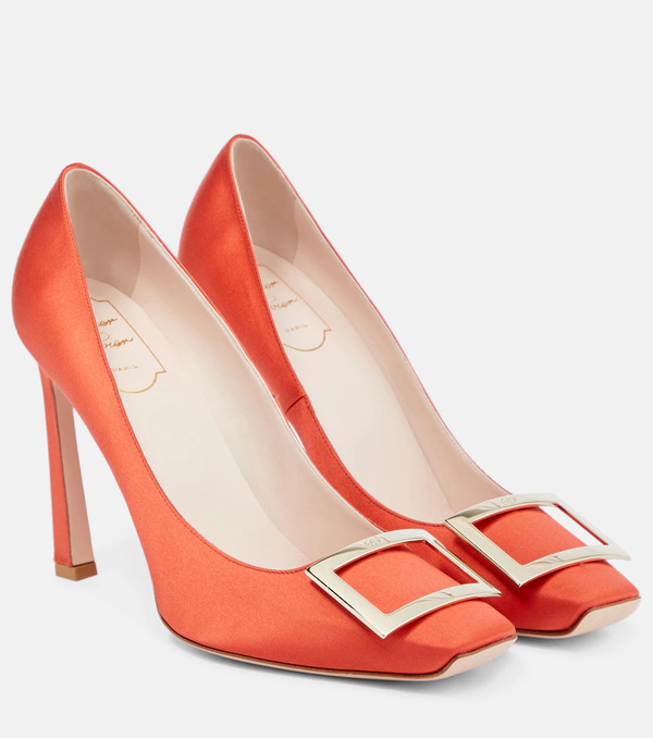  Roger Vivier Roger Vivier Trompette Satin Pumps 